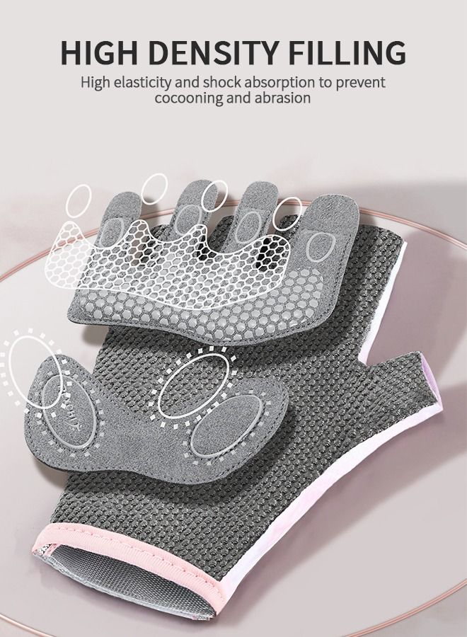 Weavke Gloves are All Protected, Gym Exercise Gloves, Refers to Joint Weight Weightless Gloves, Riding Gloves Silicone Shockproof Sports Gloves, Sports Protective Supplies - Image 3