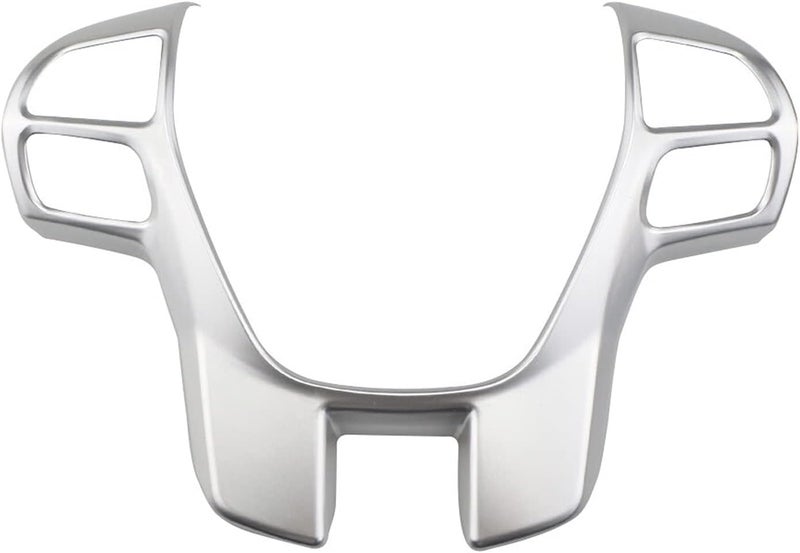 QASULER ABS Chrome Steering Wheel Decoration Cover - Image 1