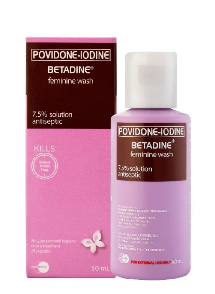 Betadine Feminine wash 50 Ml