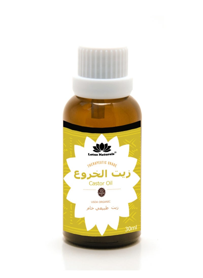 Lotus Castor Essential Oil, Therapeutic Grade, 100% Pure Natural Undiluted For Soap, Candle, Body Butter 