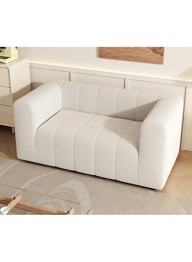 Poppins Home Sectional Sofa Recliner Modern Modular Sofa Lounge Chair Accent Luxury Lounge Living Room Furniture (2 SEATER, WHITE) - Image 1