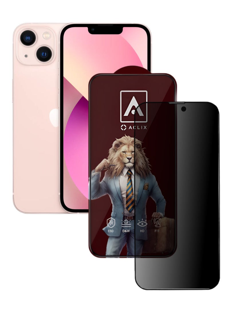 ACLIX Antistatic ESD Dustproof Premium Quality High Definition Tempered Glass Screen Protector Designed For  iPhone 13 - Image 1