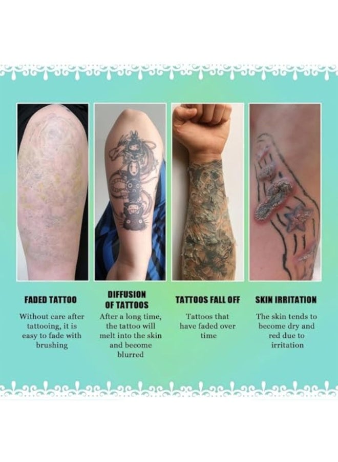 EELHOE Tattoo Aftercare Balm,Old & New Tattoo Moisturizer Healing Brightener for Color Enhance, Color Enhance Cream, Natural Ingredients No-Petroleum, Deeply Moisturize Your Skin - Image 2