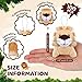 Shappy 100 Pcs Mini Animal Lion Plush Toys Small Stuffed Animals Bulk Mini Keychains Soft Cute Tiny Plushies for Birthday Gifts Party Favors Prizes Carnival Prizes - Image 4