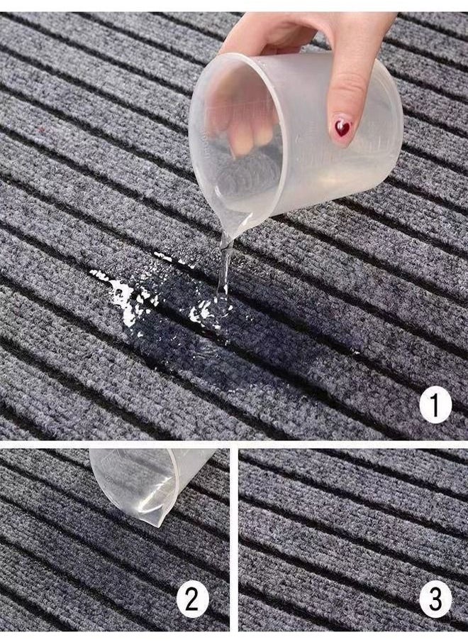 C&C Home 2 Pieces Upgraded Modern Anti Slip Water Absorbent Kitchen Floor Mats 120 x 50 and 80 x 50 cm  - Image 2