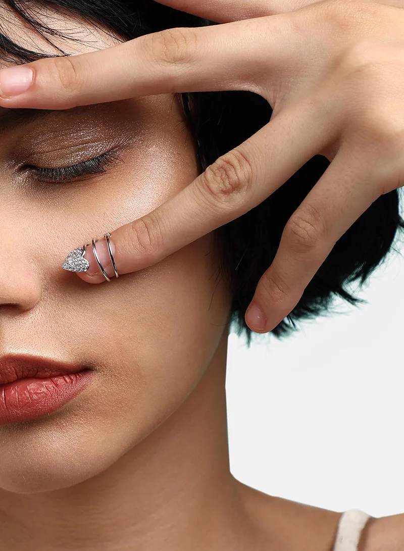 SOHI Party Artificial Nail Ring Jewellery