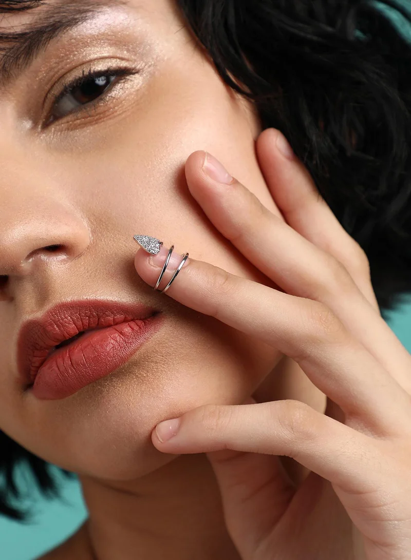 SOHI Party Artificial Nail Ring Jewellery