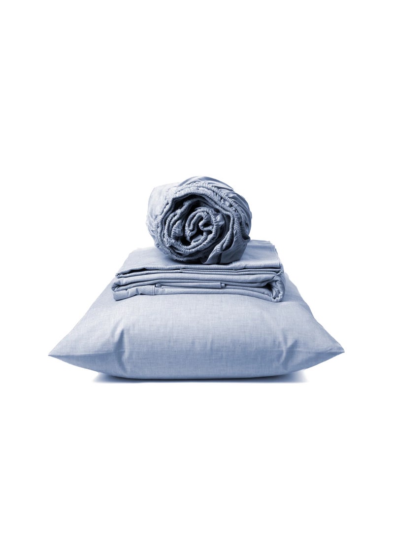 TM Home Fitted Sheet – 100% Natural Cotton, 400 Thread Count, Hotel-Grade Luxury Comfort - Image 1