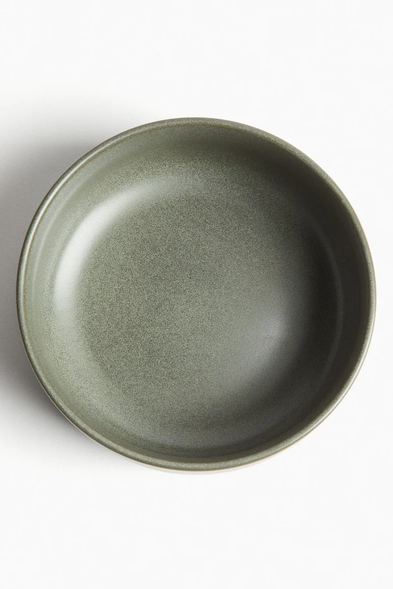 اتش اند ام سلطانيات من الفخار بطلاء تفاعلي - عبوة من قطعتين