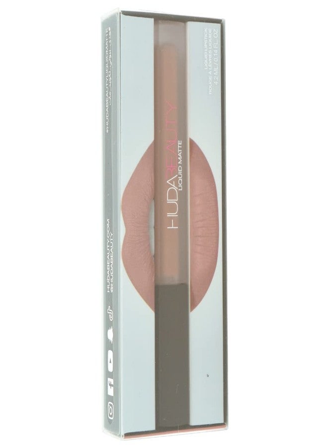 HUDA BEAUTY Liquid Matte Ultra-Comfort Transfer-proof Lipstick Trophy Wife - Image 4