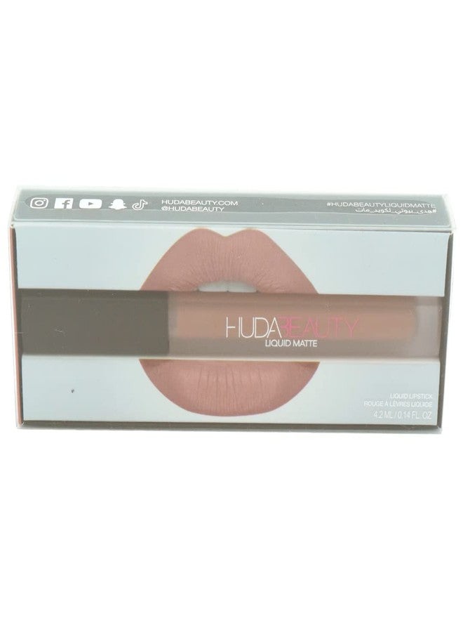 HUDA BEAUTY Liquid Matte Ultra-Comfort Transfer-proof Lipstick Trophy Wife - Image 3
