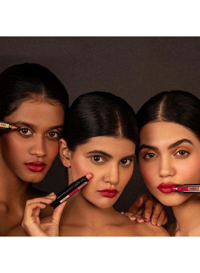 adbeni 3 In 1 Makeup Kit 18G | For Eyes Cheek & Lips | Intense Color Payoff | Long Lasting & Flawless Finish - Image 2