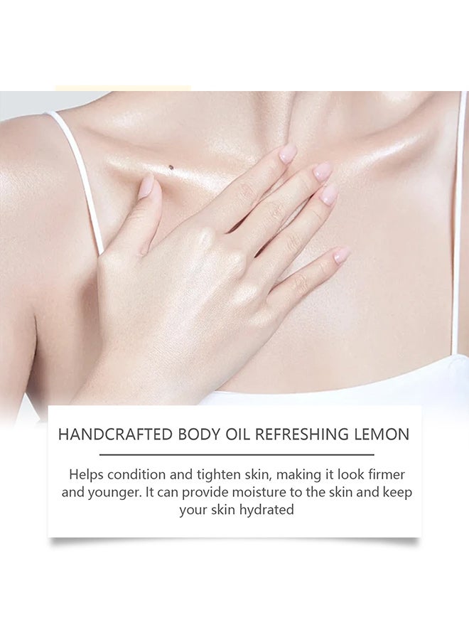 وودسليب زيت الليمون العطري متعدد الأغراض المصنوع يدويًا من WOODSLEEP، غني بالزيت المعدني وزيت بذور الجوجوبا والتوكوفيرول (فيتامين E) وزيت القرفة وزيت قشر الليمون ومكونات أخرى، مناسب للتهدئة والإصلاح والترطيب والزيت العطري العام للجسم بالكامل. - Image 4