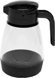 Service Ideas Service Ideas SY916BL Syrup Dispenser, 16oz, Black/Clr - Image 1