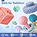 spring flower SpringFlower 3 in 1 Montessori Toys for Babies 03612 Months Rattle Teether Baby Blocks Soft Stacking Rings Sensory Developmental Education ToysGift for Toddler Baby 0361218 Months - Image 3