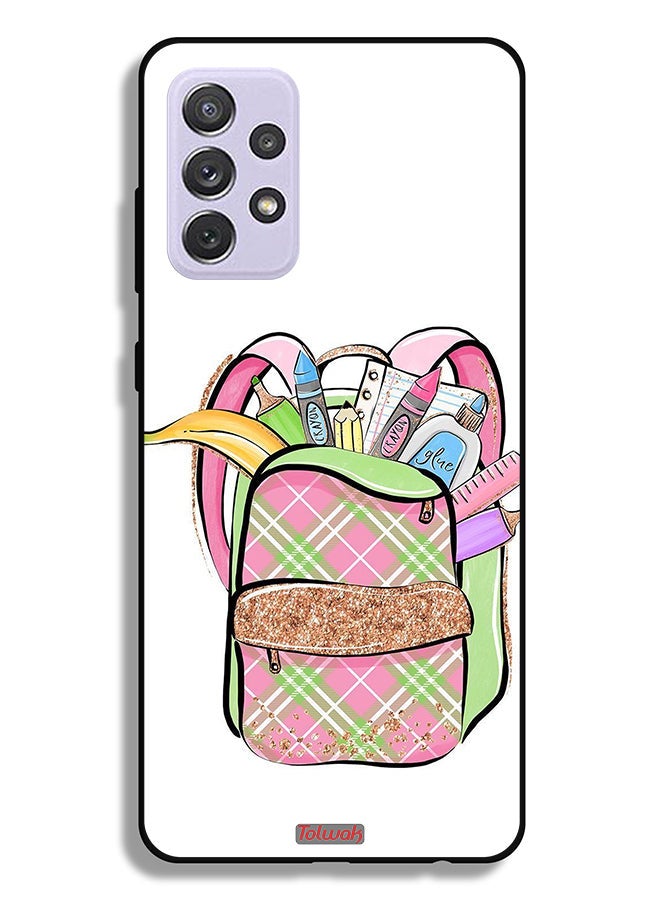 Tolwak Samsung Galaxy A72 5G Protective Case Cover Unicorn Girl Bag - Image 1