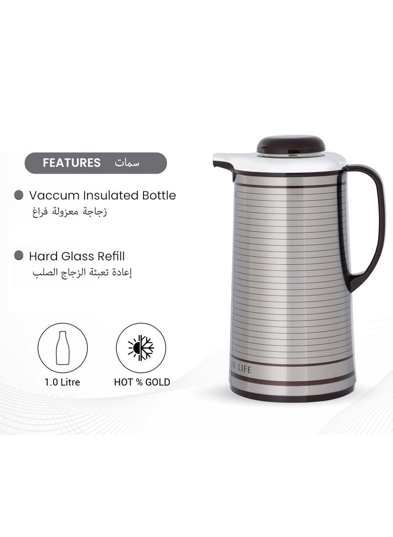 BLACKSTONE Vacuum Flask Stainless Steel Insulated Thermal Vacuum Jug 1.9Ltr - Image 5