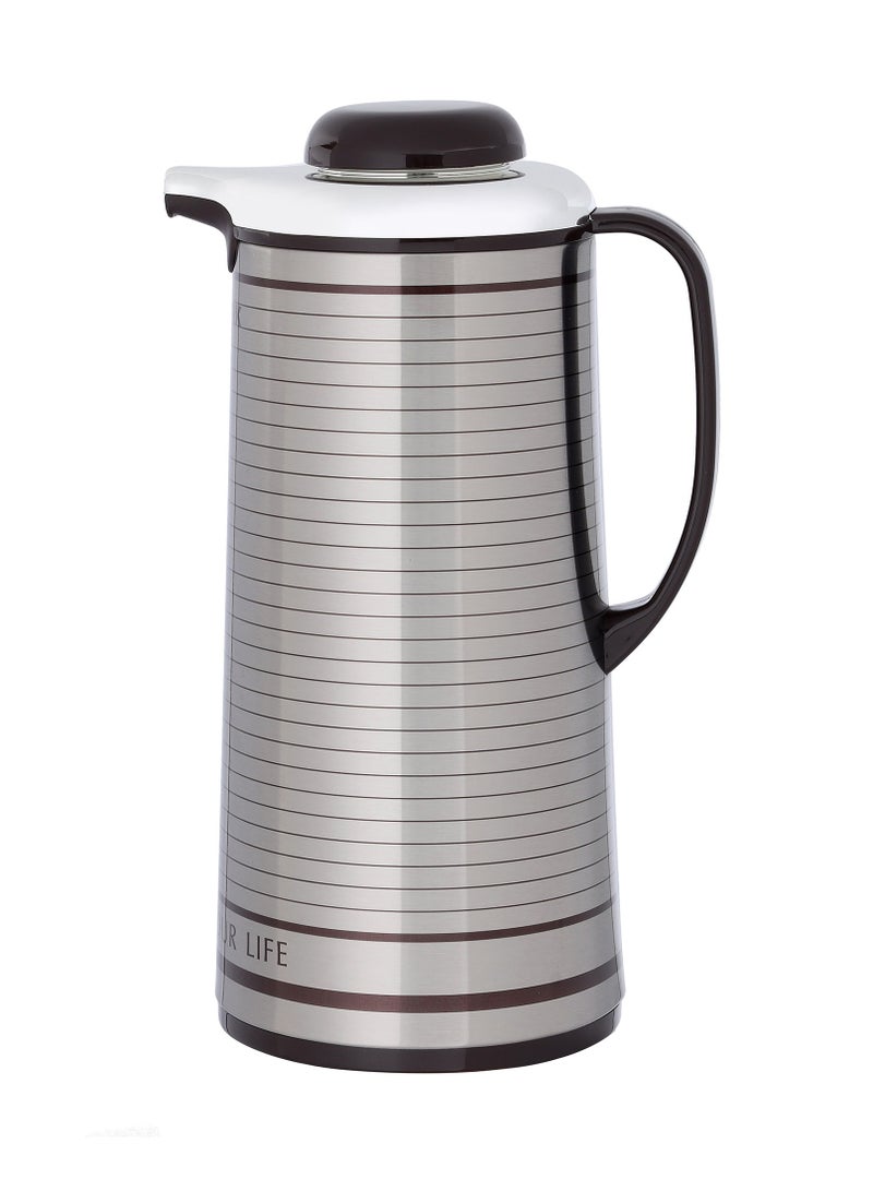 BLACKSTONE Vacuum Flask Stainless Steel Insulated Thermal Vacuum Jug 1.9Ltr - Image 1