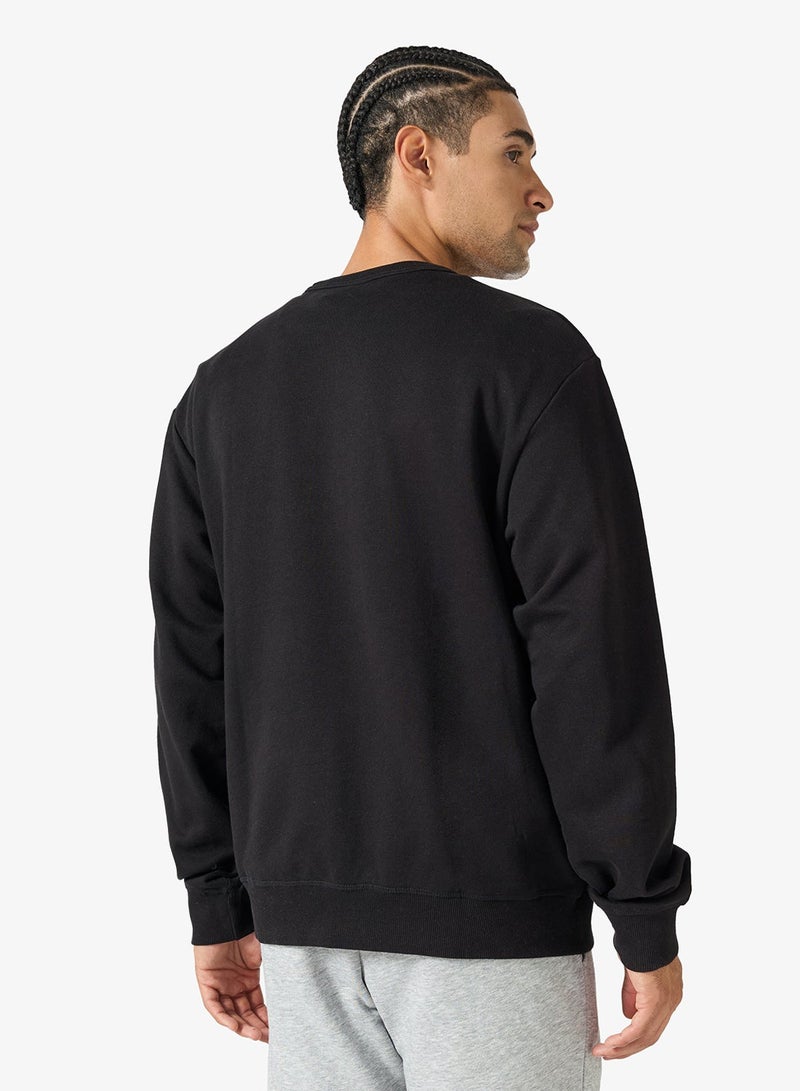 جاك اند جونز سويت شيرت بياقة دائرية بقصة عادية وطبعة - Image 2