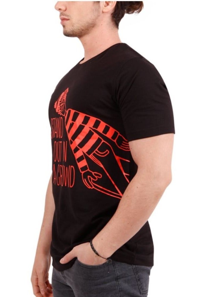 بيج ديزاين تيشيرت رجالي BiggDesign - مقاس M - Image 2