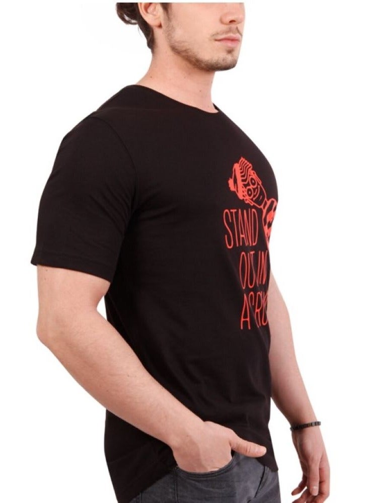 بيج ديزاين تيشيرت رجالي BiggDesign - مقاس M - Image 3