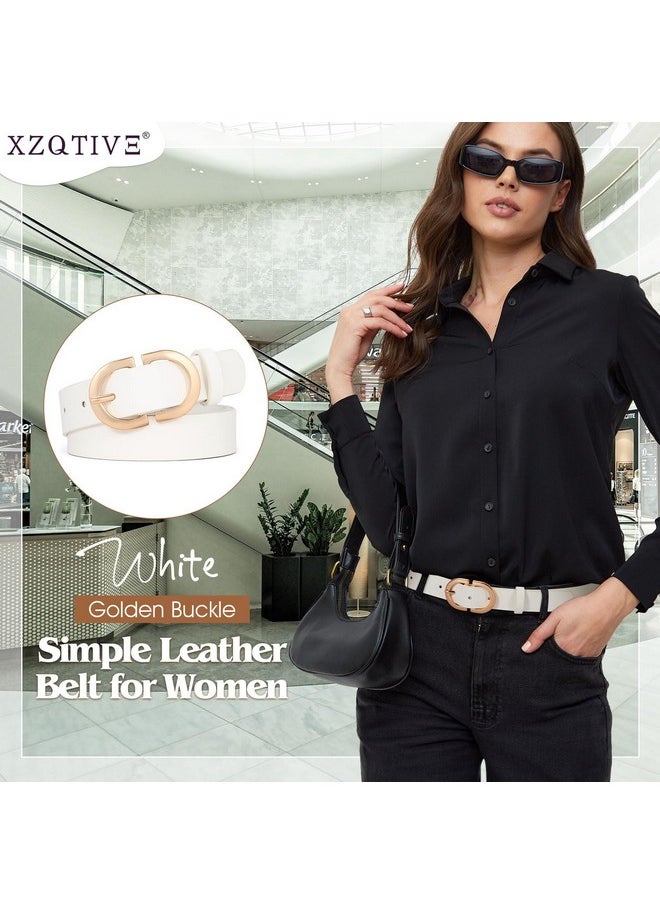 Women Leather Belt For Jeans Pants Dress Fashion Ladies Belts With Gold Buckle White Waist Belt Small To Plus Size - pzsku/ZE83C18E3C2EBFA8BA182Z/45/_/1718267202/f111a59a-2be3-4fa0-a199-bb7c1daf1fb8