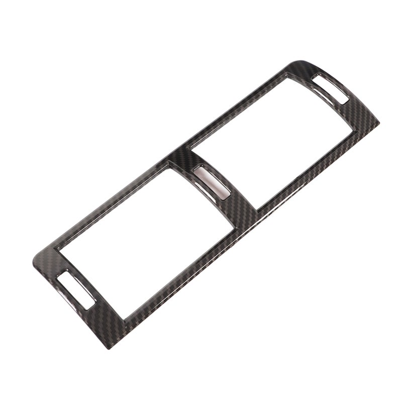 Central Console Air Vent AC Outlet Frame Cover Trim Carbon Fiber Style Replacement for 3 Series E46 1998‑2004 - Image 5
