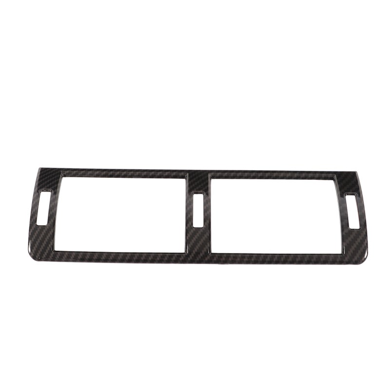 Central Console Air Vent AC Outlet Frame Cover Trim Carbon Fiber Style Replacement for 3 Series E46 1998‑2004 - Image 4