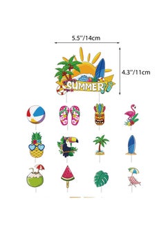 Zeemey Hawaii Balloon Set with Happy Birthday Banner,Cake Topper,Perfect for Graduation Baby Shower Birthday Bachelorette Party Backdrop Decoration,Suitable for Indoor and Outdoor  - Image 4