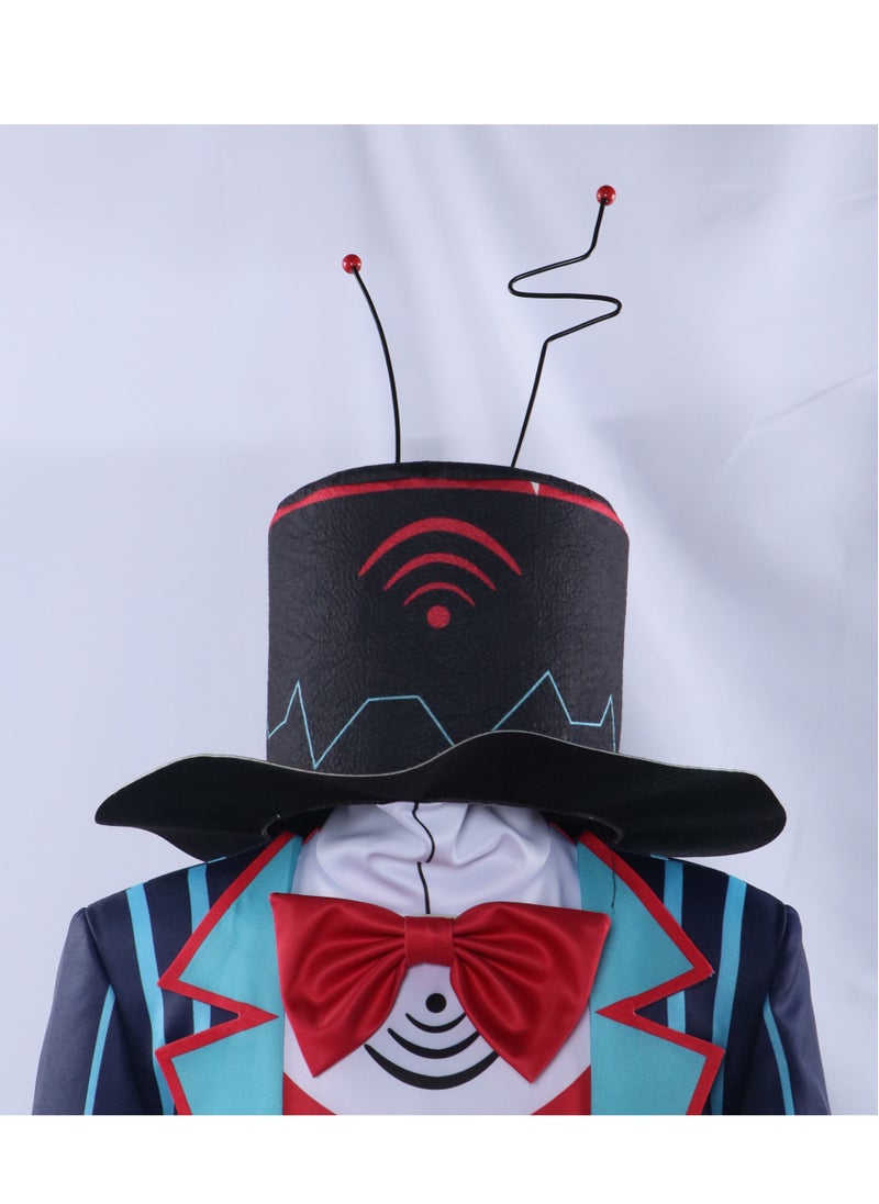 Generic - Hazbin Hotel Vox Cosplay Battle Suit Anime Costume with Improved Fabric Accessories - Image 1