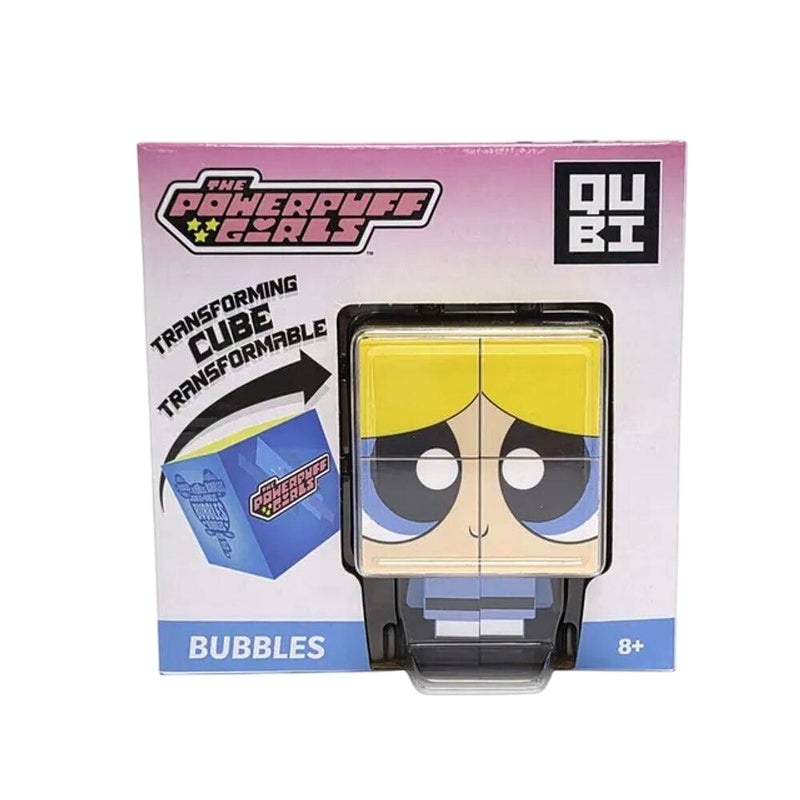Qubi The Powerpuff Girls Bubbles Transforming Cube Figure (14 cm) - Image 1