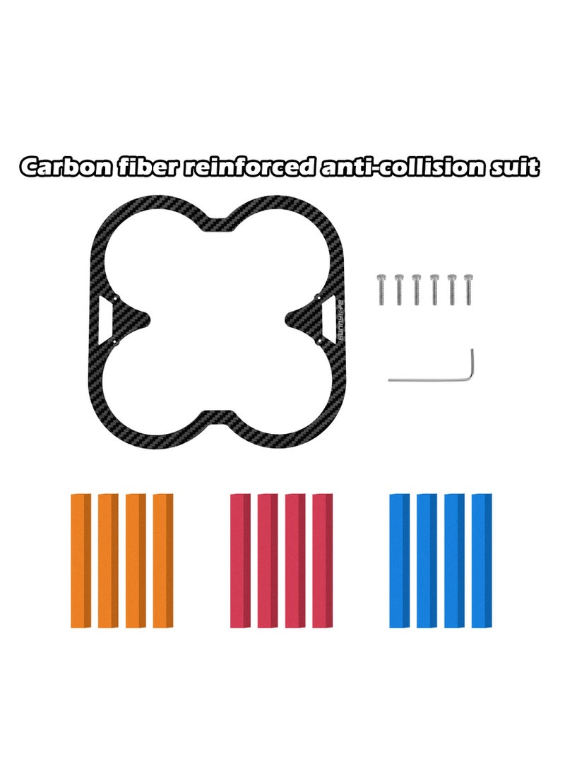 SYOSI Protective Bumper Ring for DJI Avata Propeller Guard, EVA Anti Drop Scratch,Durable,Anti Collision Protective Cover Case Buffer Ring Set for Drone, Impact Protectors for DJI Avata - Image 2