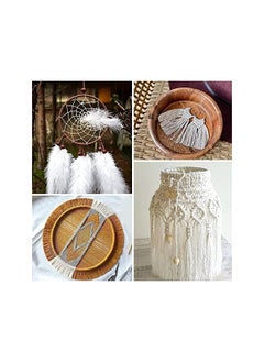The Bros 100 Yards White DIY Craft Decoration Kitchen Natural Cotton Rope Cooking Twine Food Packaging String for Trussing and Tying Poultry Meat Making Sausage and Gardening Applications (2mm x100)  - Image 4