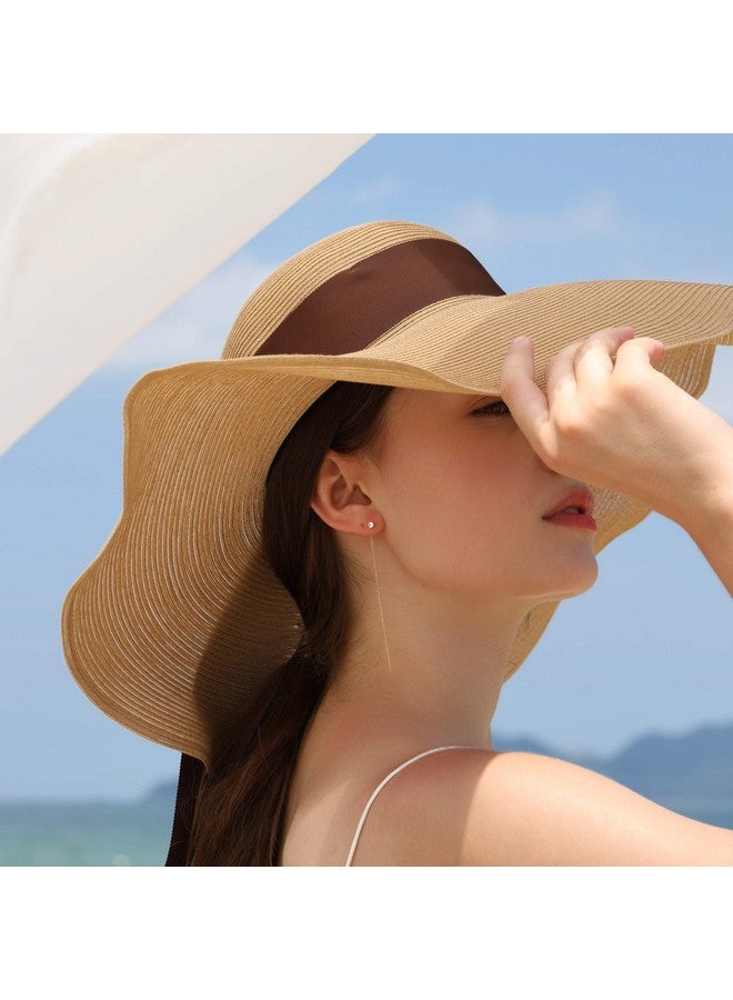 إس.ليف أقراط خيط Cz من الفضة الإسترلينية للنساء بطول 6 سم - Image 5