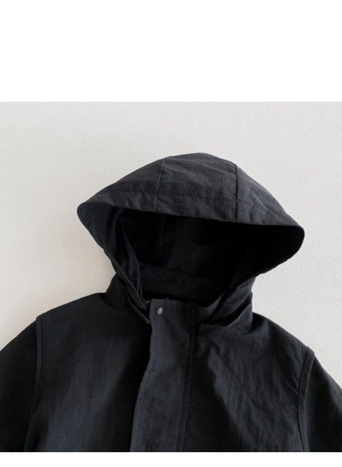 Baby Jumpsuit, Baby Hooded Workwear, Climbing Suit - Image 5