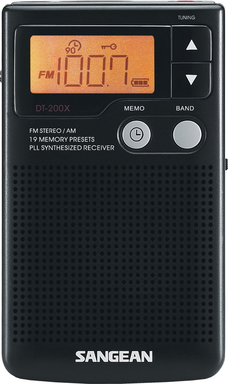 Sangean DT-200X AM/FM Synthesized Pocket Radio - Image 1