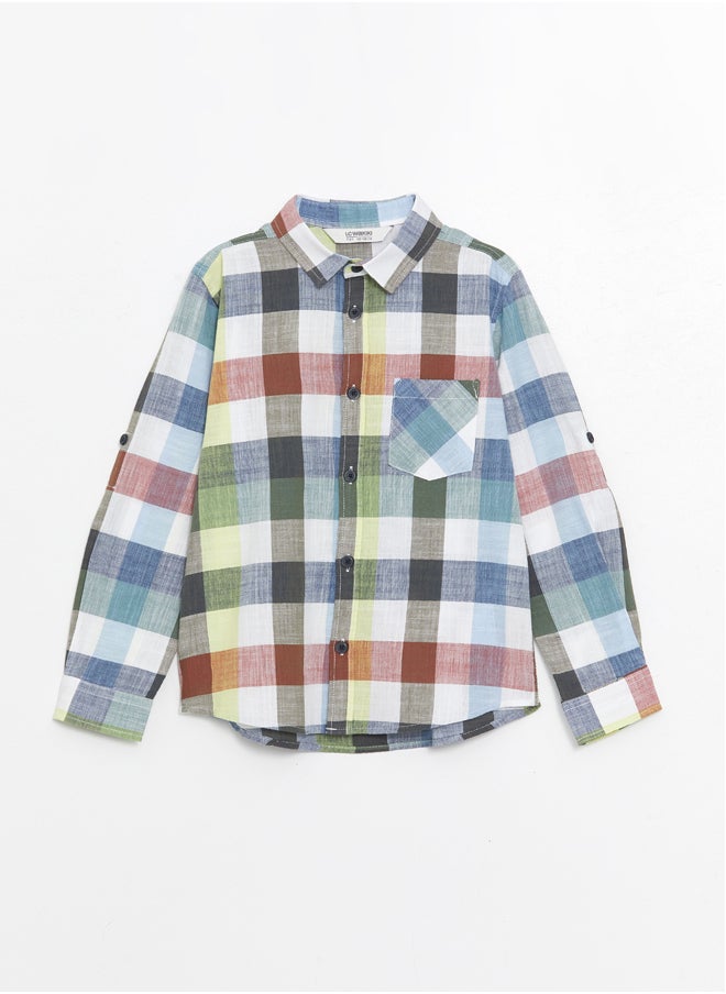 Plaid Long Sleeve Boy Shirt - pzsku/ZE83C788736A7D4094C3EZ/45/_/1735652094/21441bf5-1f70-407b-984b-b6deea6f9a6e