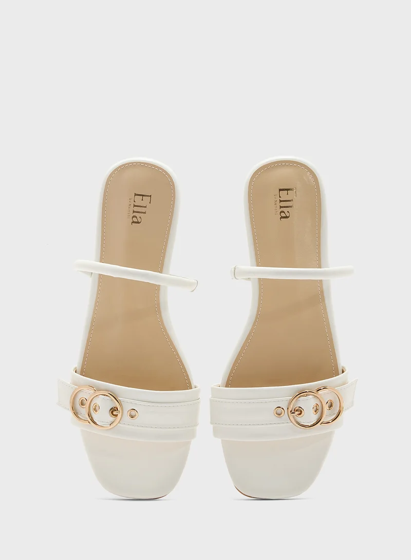 ايلا صندل فلات بحزام خلفي