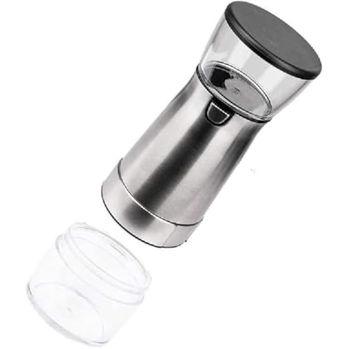 هالامودو مطحنة كهربائية من الفولاذ المقاوم للصدأ وشحن USB صغير الأوتوماتيكي بالفلفل ومطحنة حبوب القهوة - Image 2