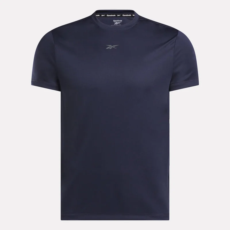 Reebok Vector Navy Reebok Short Sleeve Men’s Training T Shirt - Vector Navy for Men | Best Price UAE
