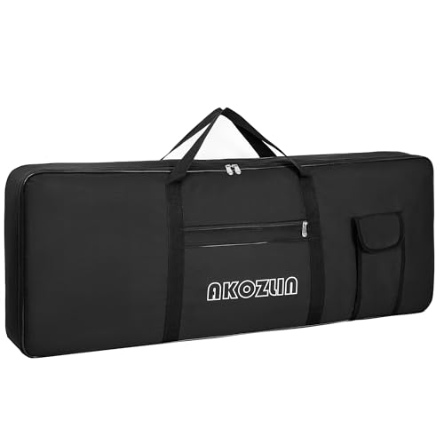 AKOZLIN 76 Portable Keyboard Case Bag,Update Version Electric Piano Keyboard Gig Bag 46.8"x6"x18.1" - Image 1