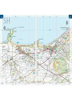 Llyn Peninsula Coast Path Map: 1:25,000 scale Ordnance Survey mapping for the Llyn Peninsula section of the Wales Coast Path