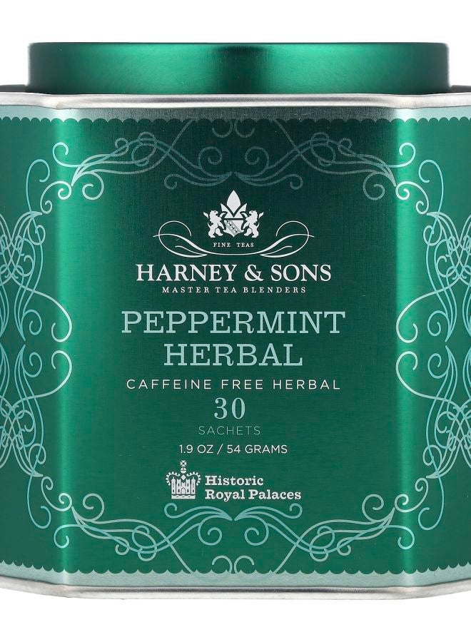 شاي النعناع العشبي خالي من الكافيين 30 كيس 1.9 أونصة (54 غرام)