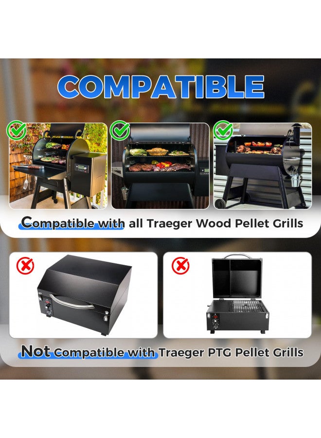 DRELD مجس درجة الحرارة DRELD RTD، بديل لثرموستات Traeger الرقمي، شوايات Traeger بالحبوب، فرن الشواء - Image 4