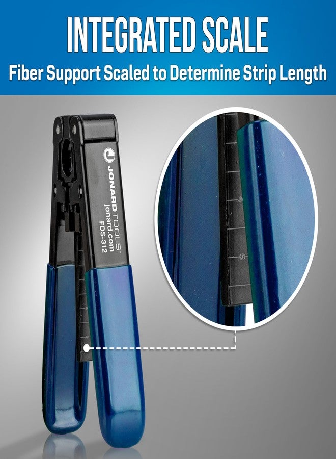جونارد تولز أداة تجريد كابلات الألياف الضوئية FDS-312 من جونارد تولز لكابلات الألياف الضوئية المتدلية FTTH، مقاس 3.1 مم × 2.0 مم - Image 5