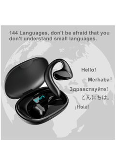 Furtey Wireless Bluetooth BT Translation Headset Instant Translation In 144 Languages Intelligent Voice Translator with Noise Reduction  - Image 3