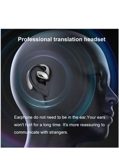 Furtey Wireless Bluetooth BT Translation Headset Instant Translation In 144 Languages Intelligent Voice Translator with Noise Reduction  - Image 5