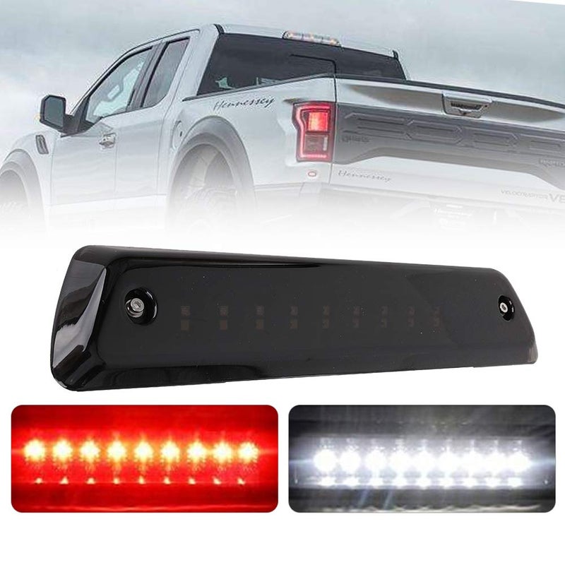 KanSmart ضوء الفرامل الثالث متوافق مع فورد F150 2009 2010 2011 2012 2013 2014 ضوء الفرامل LED عالي التركيب مع ختم - Image 1