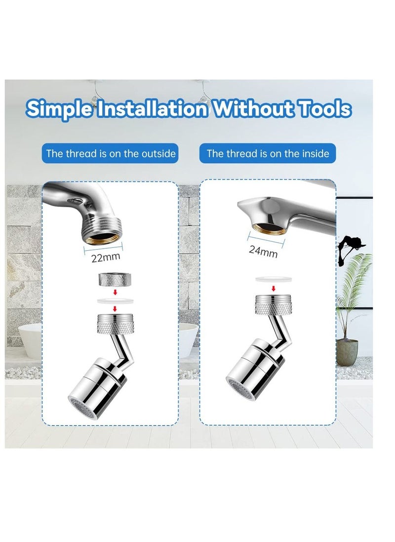 720 Degree Large Flow Double Ffunction Aerator