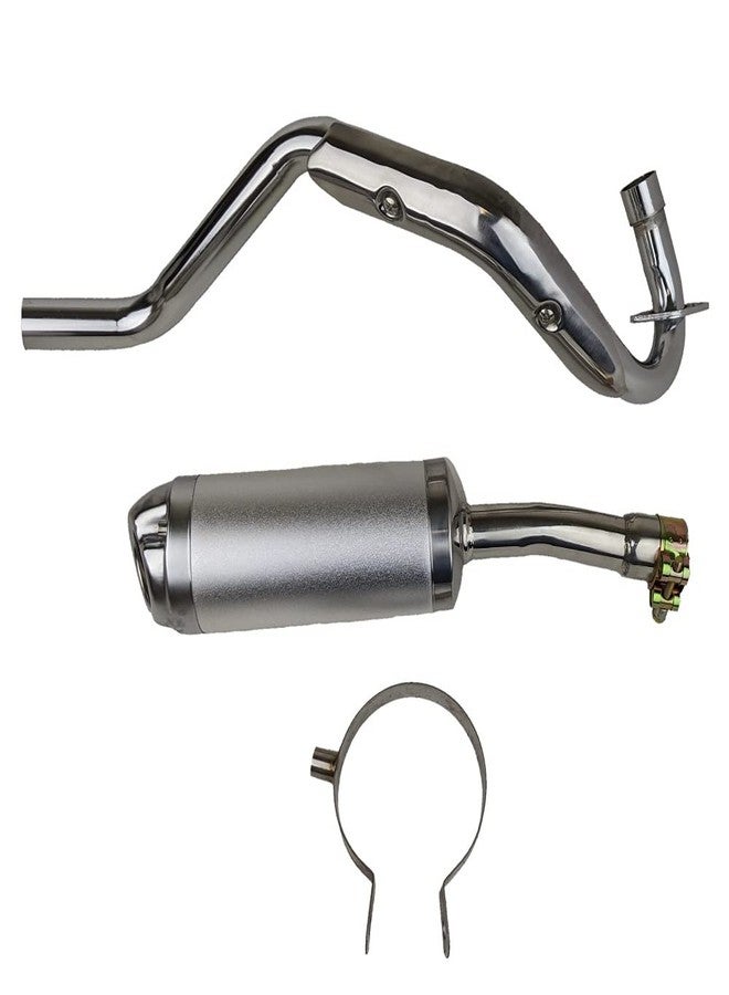 RedCap Muffler Exhaust Assembly System for X15 X16 X18 Apollo 125cc Dirt Bike 37CRF-2 2019-2022 - Image 1